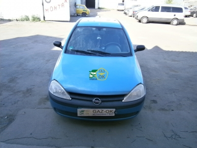 Установка ГБО на авто OPEL CORSA газ на машину Gaz Ok Газ ОК Киев